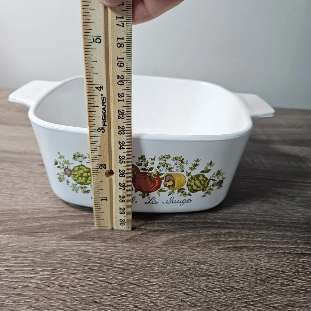 Corning Ware Spice of Life 1.5 Qt Casserole Dish A-1 1/2-B Le Persil La Sauge